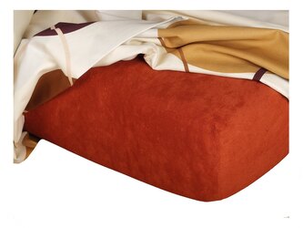 Dadka Froté prostěradlo cihlová 60x120x10 cm