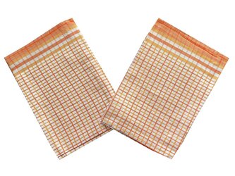 Svitap Utěrka Bambus 50x70 cm Kostka malá oranžová 3 ks
