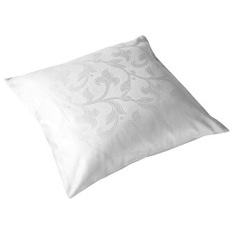 Dadka Povlak na polštář damašek Rokoko bílé 50x70 cm