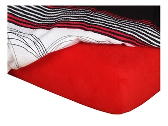 Dadka Jersey prostěradlo červená 70x140x10 cm