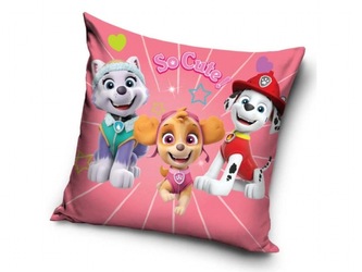 Carbotex Povlak na polštářek Tlapková Patrola So Cute 40x40 cm