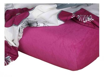 Dadka Froté prostěradlo ostružinová 35x75x2 cm do kočárku