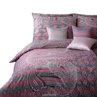 Veba Povlečení damašek Diamant Cashmere červená 140x200, 70x90 cm