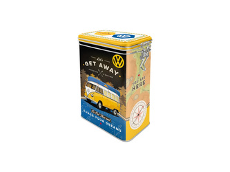 Nekupto Plechová dóza s klipem VW Let's Get Away NA31102