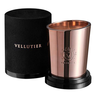 Vellutier Medium Candle Prestige - Pink Aurora, Medium Candle | Pink | Floral | Pink Aurora