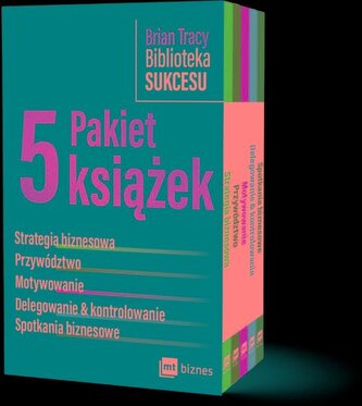 Pakiet Brian Tracy Biblioteka Sukcesu.  Strategia biznesowa / Przywództwo / Motywowanie / Delegowanie&Kontrolowanie / Spotkania
