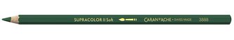 Akvarelová pastelka "Supracolor", dark green, šestihranná, CARAN D'ACHE 3888.229