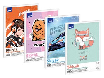 skicák A4/20 listů 170g 7500659