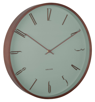 Designové nástěnné hodiny 6014GR Karlsson 40cm