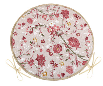 Sedák EMA kulatý hladký - Karafiát růžová - průměr 40 cm