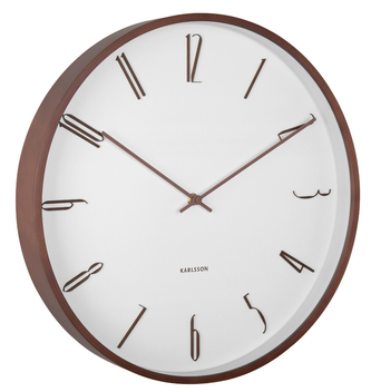 Designové nástěnné hodiny 6014WH Karlsson 40cm