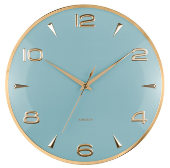 Designové nástěnné hodiny 6017BL Karlsson 40cm