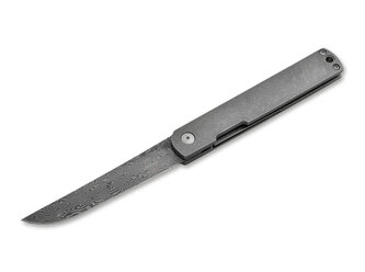 Böker Plus 01BO897DAM Nori vreckový nôž 7,7 cm, damašek, titán