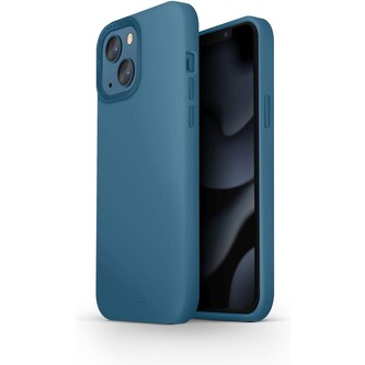 UNIQ Lino MagSafe kryt iPhone 13 modrý