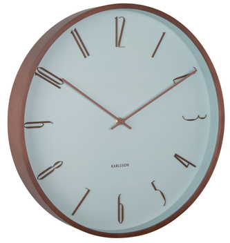 Designové nástěnné hodiny 6014BL Karlsson 40cm