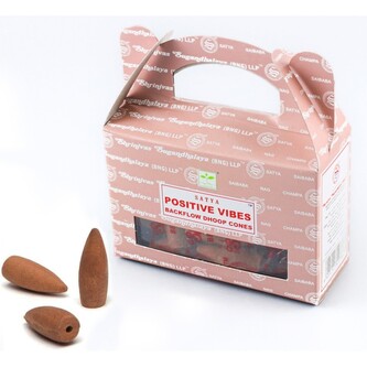 Vonné kužele SATYA - POSITIVE VIBES backflow, 24ks