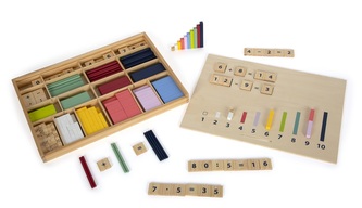 small foot Počítání v dřevěném boxu Educate