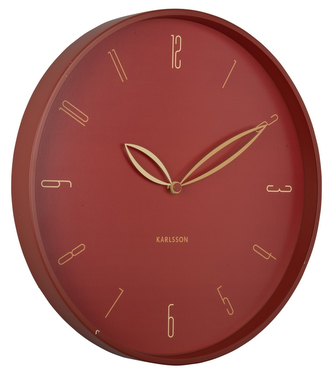 Designové nástěnné hodiny 6012RD Karlsson 40cm