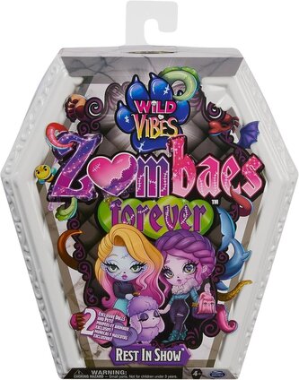 Zombaes Forever – Wild Vibes Rest in Show Deluxe sada zombie panenek a doplňků