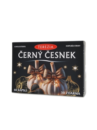 Terezia - Černý česnek 60 + 30 kapslí vánoční balení 2024