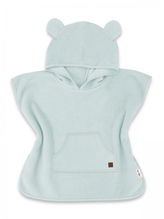 Pončo, župan s kapucí pro děti Medvídek, Baby Nellys, mátový; 68-86 (6-18m)