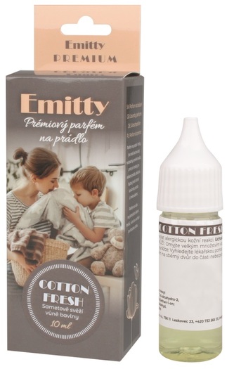 Parfém na prádlo VŮNĚ BAVLNY 10 ml, 10 dávek