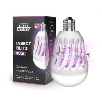 NO Pest Lampa proti hmyzu, insekticidní žárovka Insect Bulb