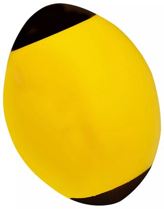 Měkký míč na americký fotbal - průměr 24 cm, žlutý