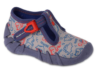 110N498 18 - chlapecké bačkorky Befado šedé, DINO 110N498_23