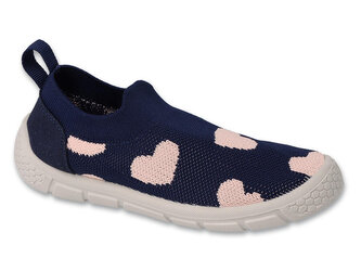 102X020 23 dívčí obuv Befado HONEY modrá, srdíčka 102X020_30