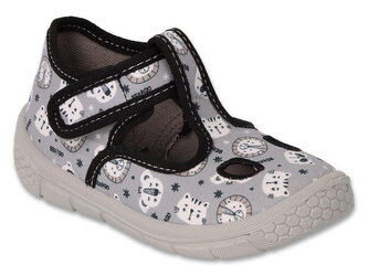 630P012 18 - chlapecké bačkorky Befado šedé, ZOO 630P012_22