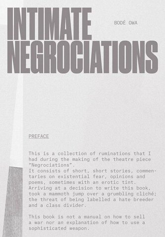 Intimate Negrociations