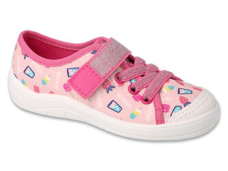 351X026 25 dívčí tenisky Befado 1SZ růžové, léto 351X026_30