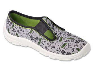 975Y183 - chlapecké bačkorky Befado šedé, SPORT 975Y183_32