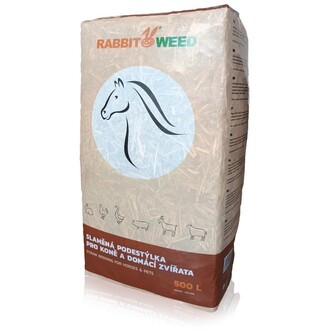 Rabbit Weed slaměná podestýlka pro koně 500l