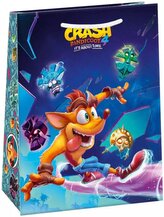 Taška dárková papírová Crash Bandicoot 29x38cm