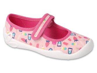 114X522 - dívčí balerínky Befado růžové, léto 114X522_29