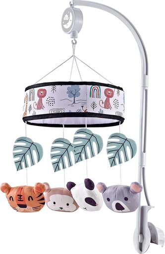 CHIPOLINO Hudební závěsný kolotoč Tropic
