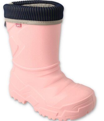 162X307 / 162Y307 zateplené holínky Befado světle růžové 162X307_34