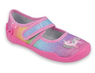 123Y048 - dívčí přezůvky Befado SZ duhové 123Y048_34