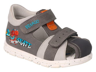 170X087 25 - chlapecké sandálky Befado SKATE šedé 170X087_29