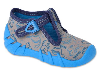 110N497 18 - chlapecké bačkorky Befado šedé, DINO 110N497_24