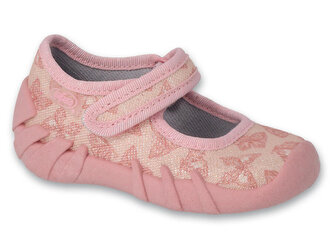 109N263 18 - dívčí botičky Befado, růžová, motýlci 109N263_20