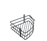 Polička koupel. rohová černá