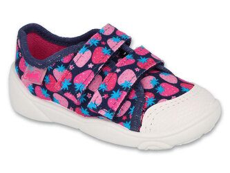 907P153 - dívčí tenisky Befado 2SZ modré jahody 907P153_22