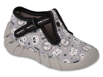 110N488 18 chlapecké bačkorky Befado šedé,zvířátka 110N488_25