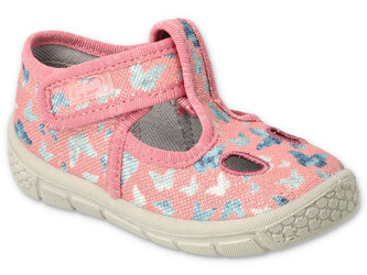 533P022 - dívčí bačkorky Befado 1SZ, motýlci 533P022_20