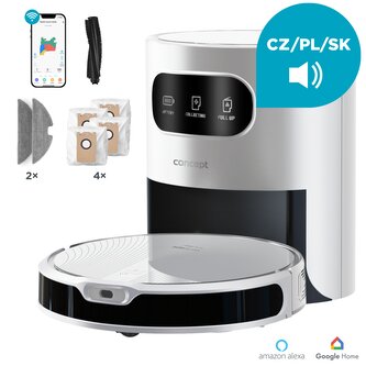 Robotický vysavač s mopem 2v1 PERFECT CLEAN Laser VR3350