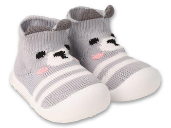002P059 18 Befado botičky pro miminka šedé, méďa 002P059_22