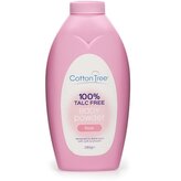 Cotton Tree tělový pudr bez mastku s vůní růže 280g